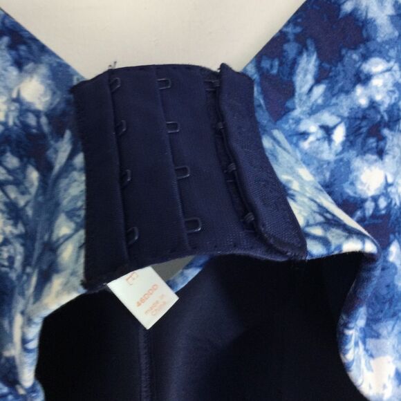 Cacique Lightly Lined No Wire Tye Dye Molded Adjustable Bra Blue Size 46DDD - Picture 10 of 12